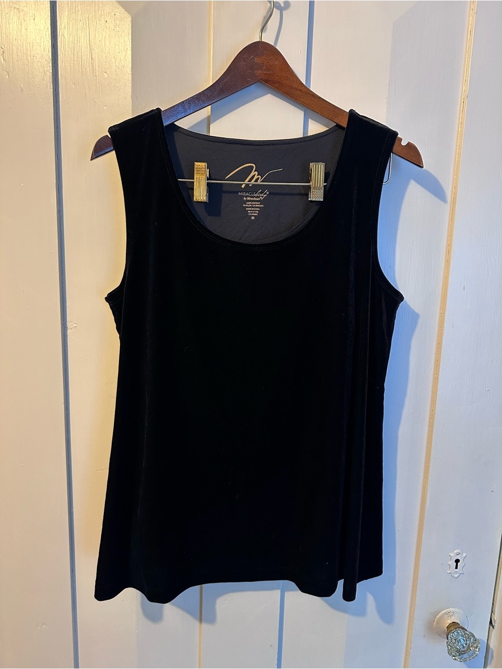 Miraclesuit Black Velvet Tank Top